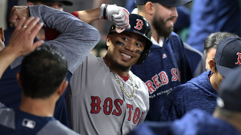Red Sox outfielder Mookie Betts