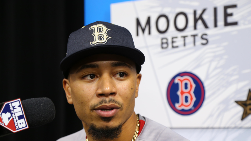 Boston Red Sox outfielder Mookie Betts