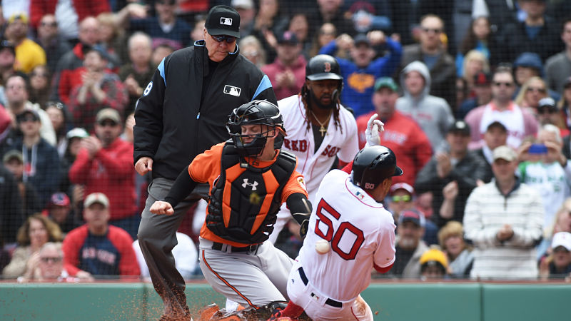 Boston Red Sox outfielder Mookie Betts