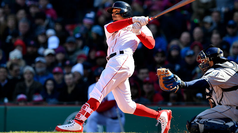 Boston Red Sox outfielder Mookie Betts