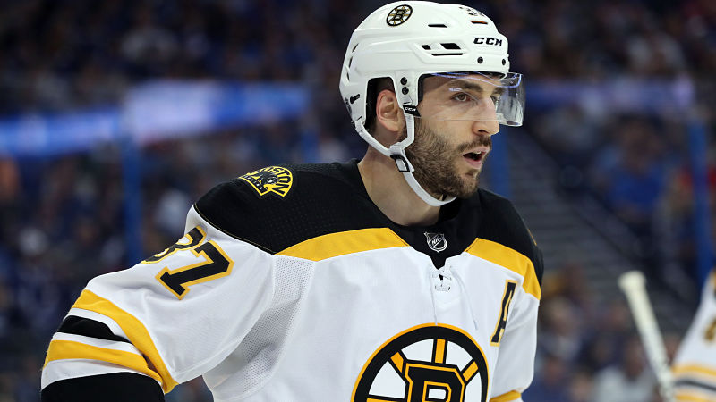 Boston Bruins forward Patrice Bergeron
