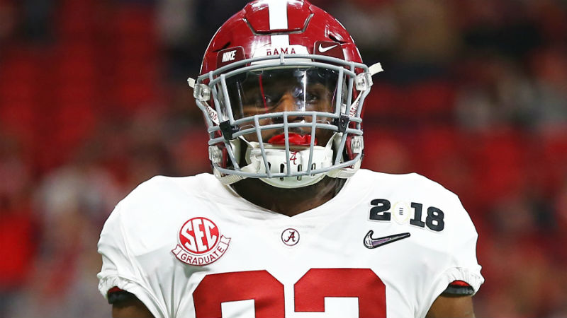 Alabama Crimson Tide linebacker Rashaan Evans