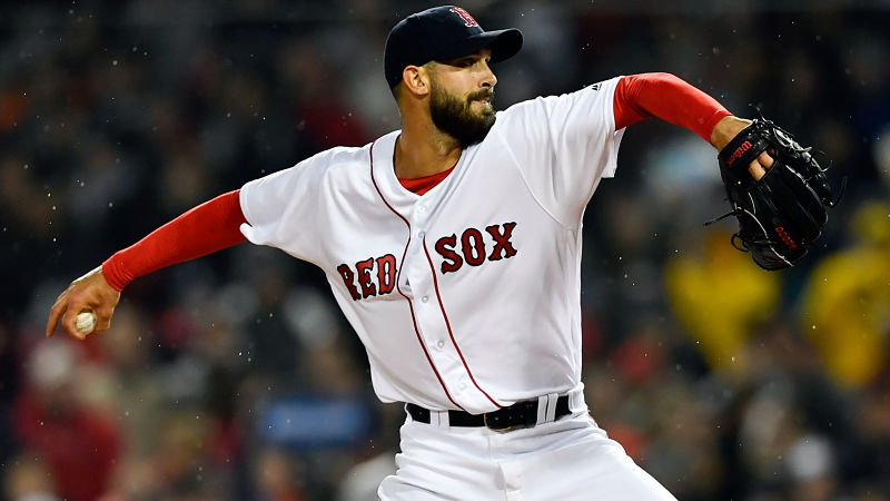 Boston Red Sox pitcher Rick Porcello