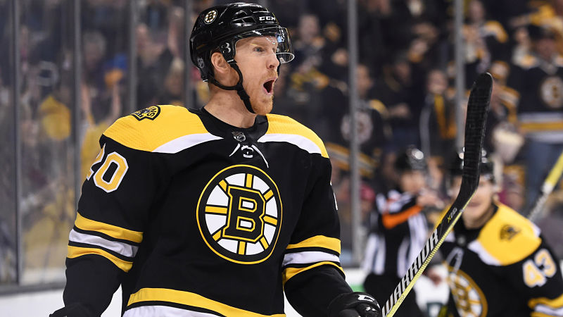 Boston Bruins center Riley Nash