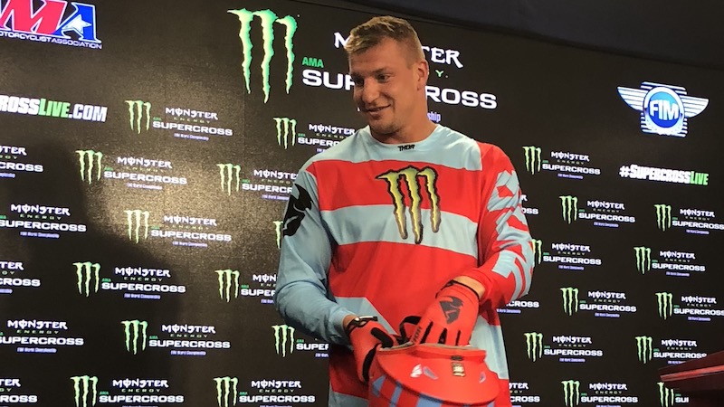 Patriots tight end Rob Gronkowski