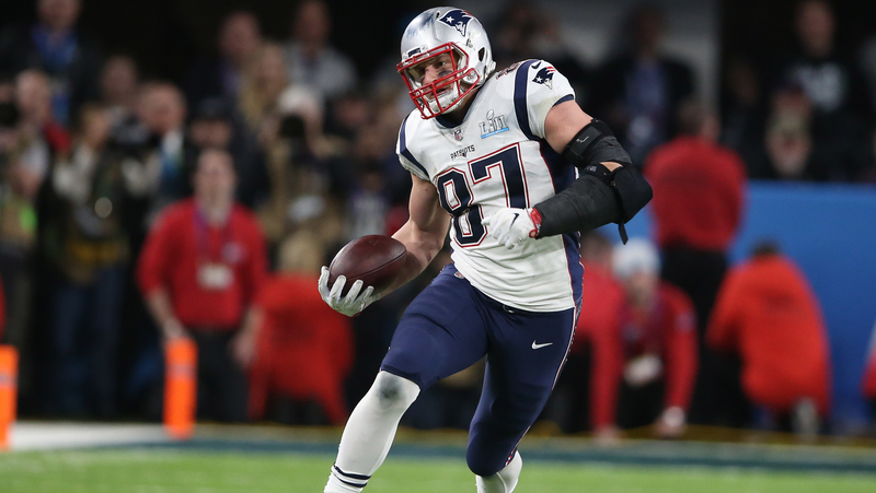 New England Patriots Tight End Rob Gronkowski