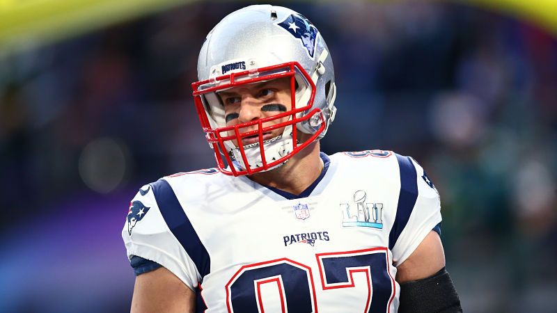 New England Patriots tight end Rob Gronkowski
