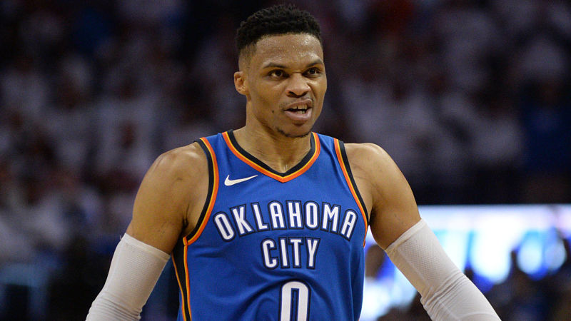 Oklahoma City Thunder guard Russell Westbrook