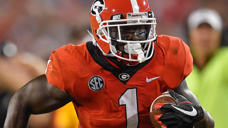 Patriots running back Sony Michel