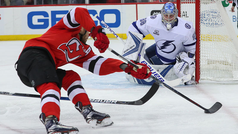 New Jersey Devils forward Taylor Hall