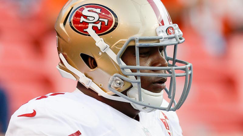 Patriots offensive tackle Trent Brown