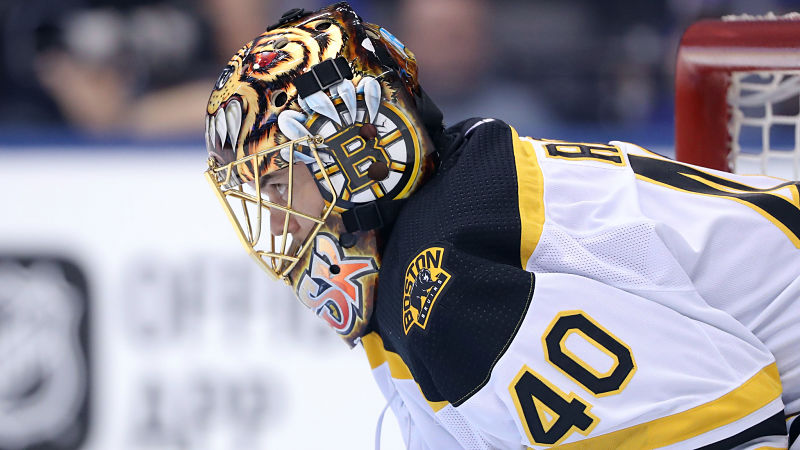 Boston Bruins goalie Tuukka Rask