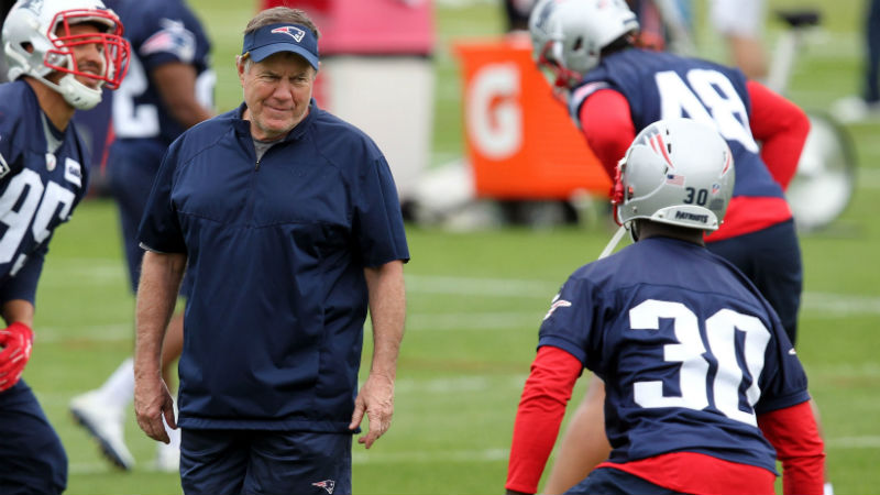 New England Patriots head coach Bill Belichick