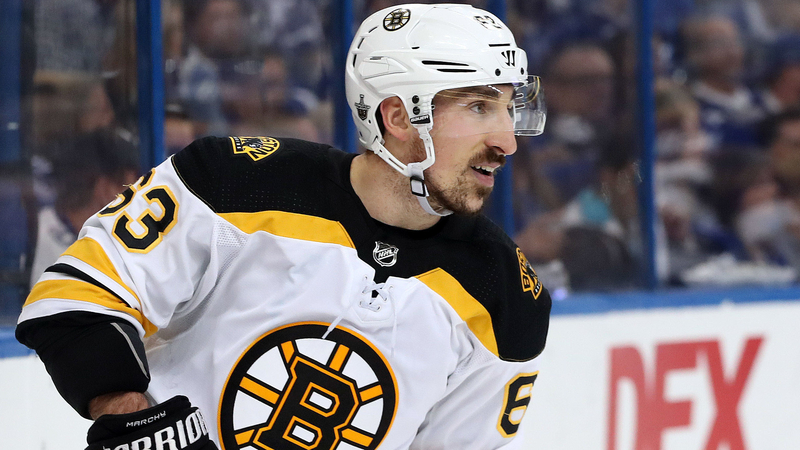 Bruins forward Brad Marchand