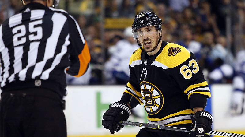 Boston Bruins forward Brad Marchand