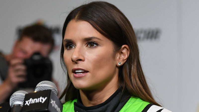 Professional racecar driver Danica Patrick