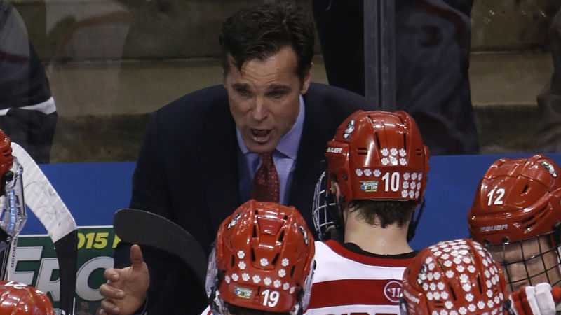 Boston University hockey head coach David Quinn