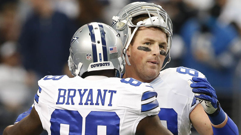 Former Dallas Cowboys tight end Jason Witten and NFL wide receiver Dez Bryant