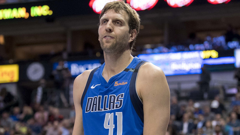 Mavs big man Dirk Nowitzki