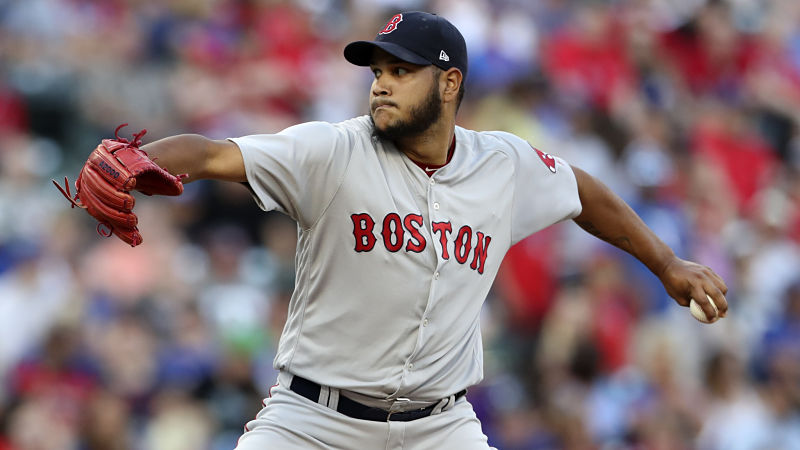 Boston Red Sox pitcher Eduardo Rodriguez