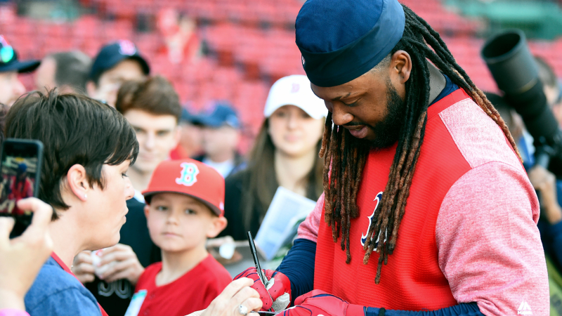 Boston Red Sox designated hitter Hanley Ramirez