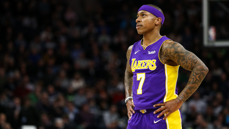 Los Angeles Lakers guard Isaiah Thomas