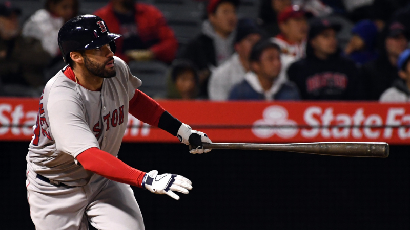 Boston Red Sox outfielder J.D. Martinez