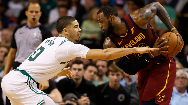 Jayson Tatum defends LeBron James