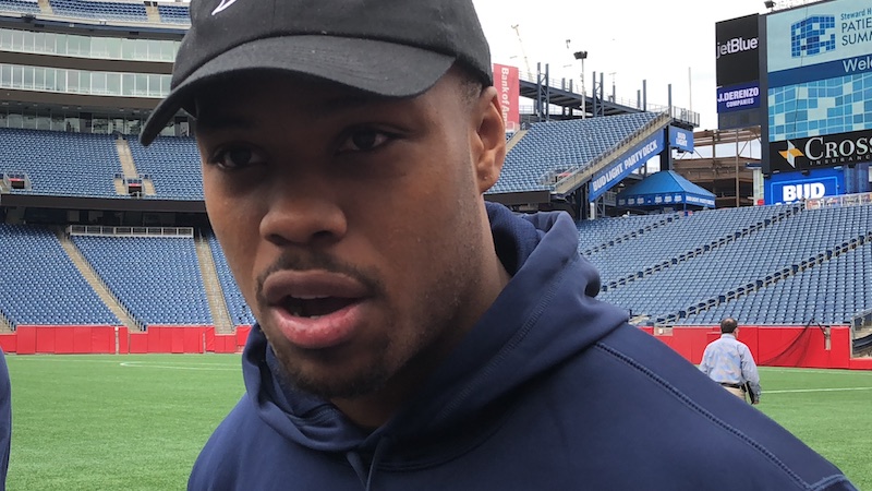 Patriots running back Jeremy Hill
