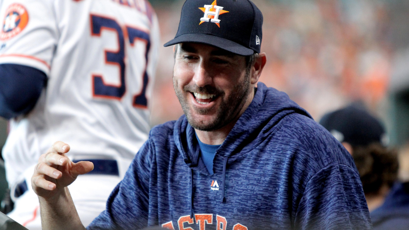 Houston Astros starting pitcher Justin Verlander