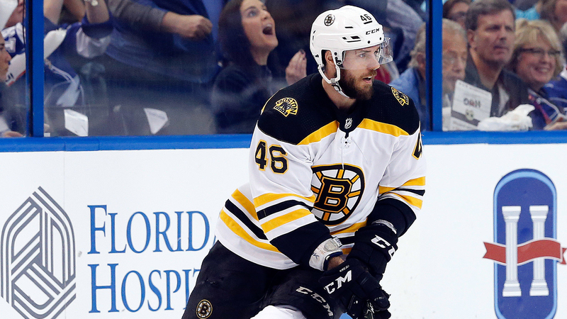 Bruins center David Krejci