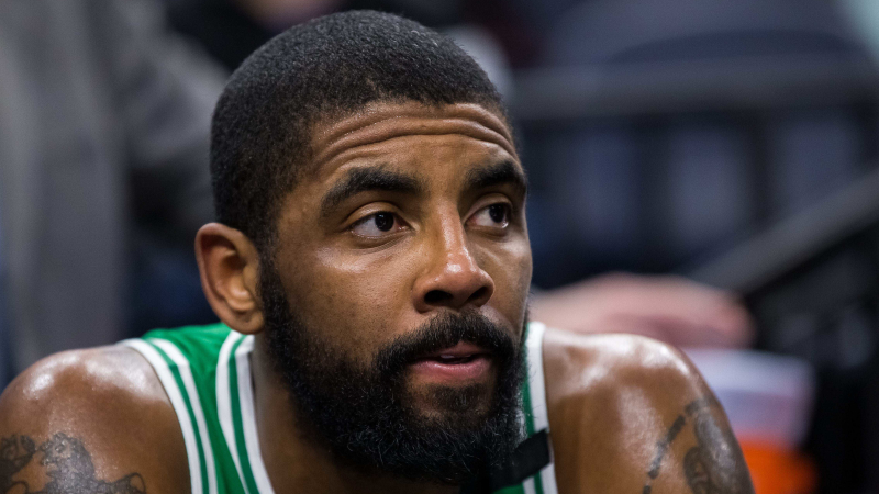 Boston Celtics point guard Kyrie Irving