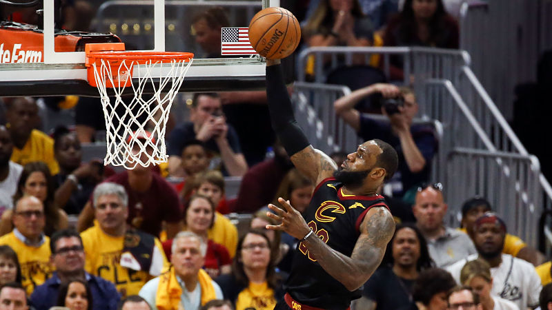 Cleveland Cavaliers forward LeBron James