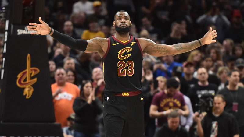 Cleveland Cavaliers forward LeBron James