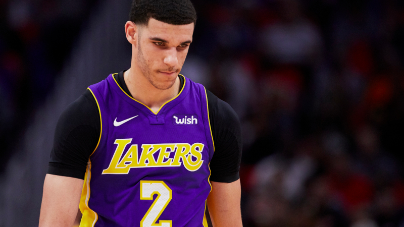 Los Angeles Lakers guard Lonzo Ball