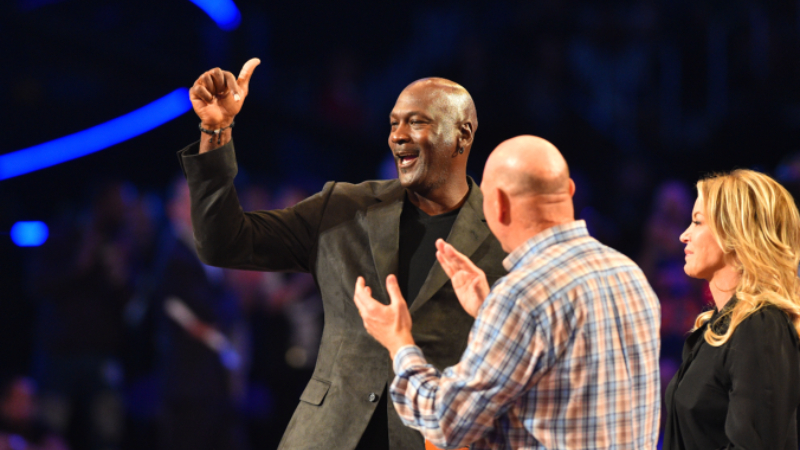 Charlotte Hornets owner Michael Jordan