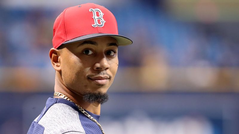 Boston Red Sox outfielder Mookie Betts