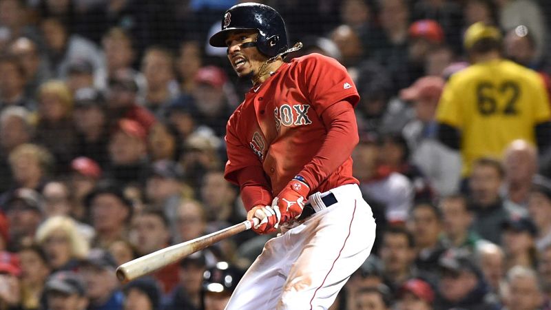 Boston Red Sox outfielder Mookie Betts