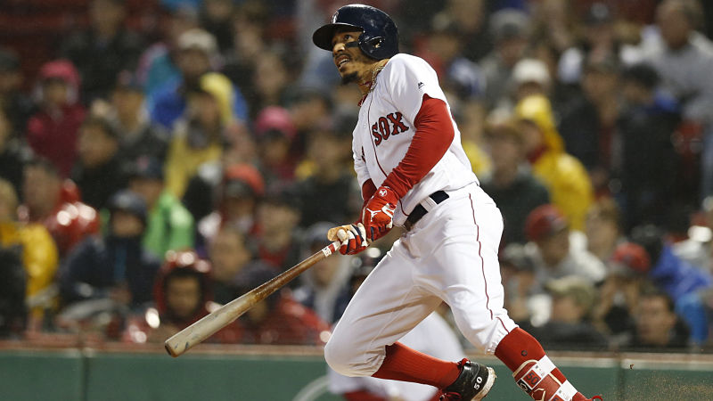 Boston Red Sox outfielder Mookie Betts