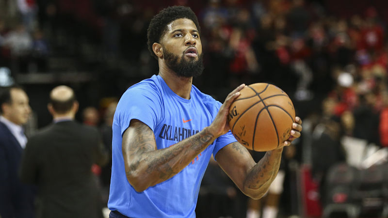 Oklahoma City Thunder forward Paul George