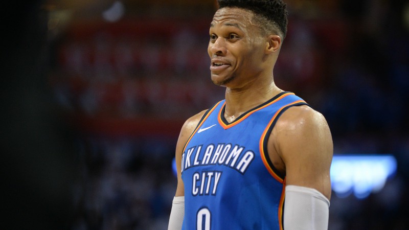 Oklahoma City Thunder guard Russell Westbrook