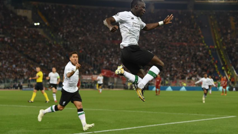 Liverpool's Sadio Mane and Roberto Firmino