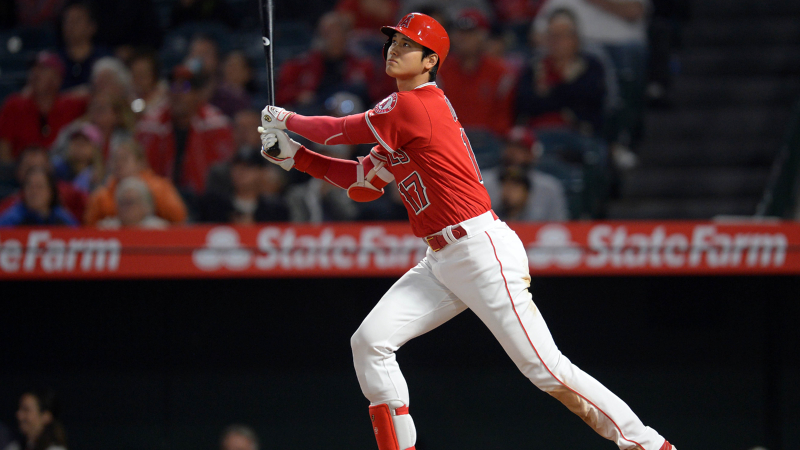 Los Angeles Angels designated hitter Shohei Ohtani
