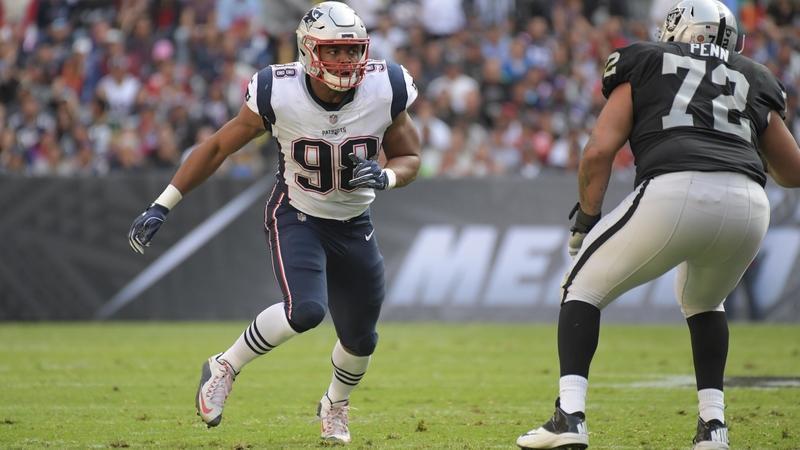 Patriots defensive lineman Trey Flowers