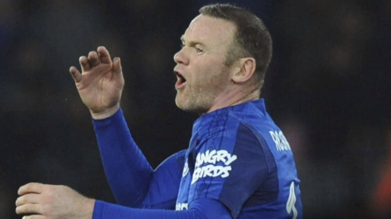 Everton forward Wayne Rooney