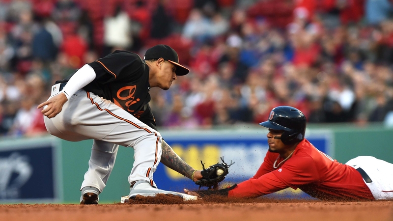 Baltimore Orioles Shortstop Manny Machado And Boston Red Sox Shortstop Xander Bogaerts