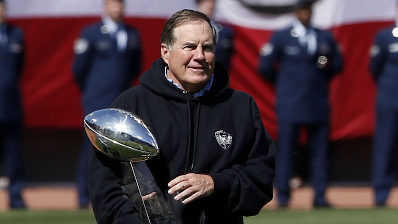 Patriots head coach Bill Belichick