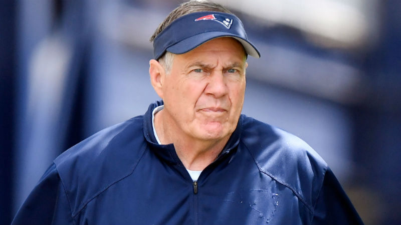 New England Patriots head coach Bill Belichick