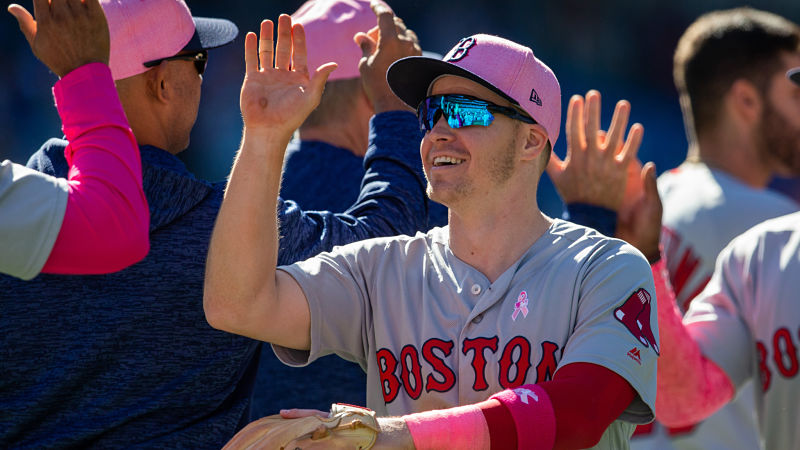 Boston Red Sox infielder Brock Holt
