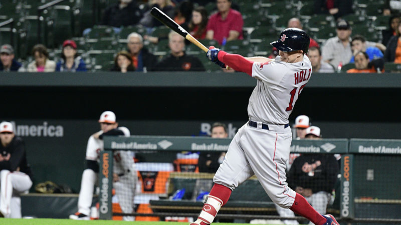 Boston Red Sox utility man Brock Holt